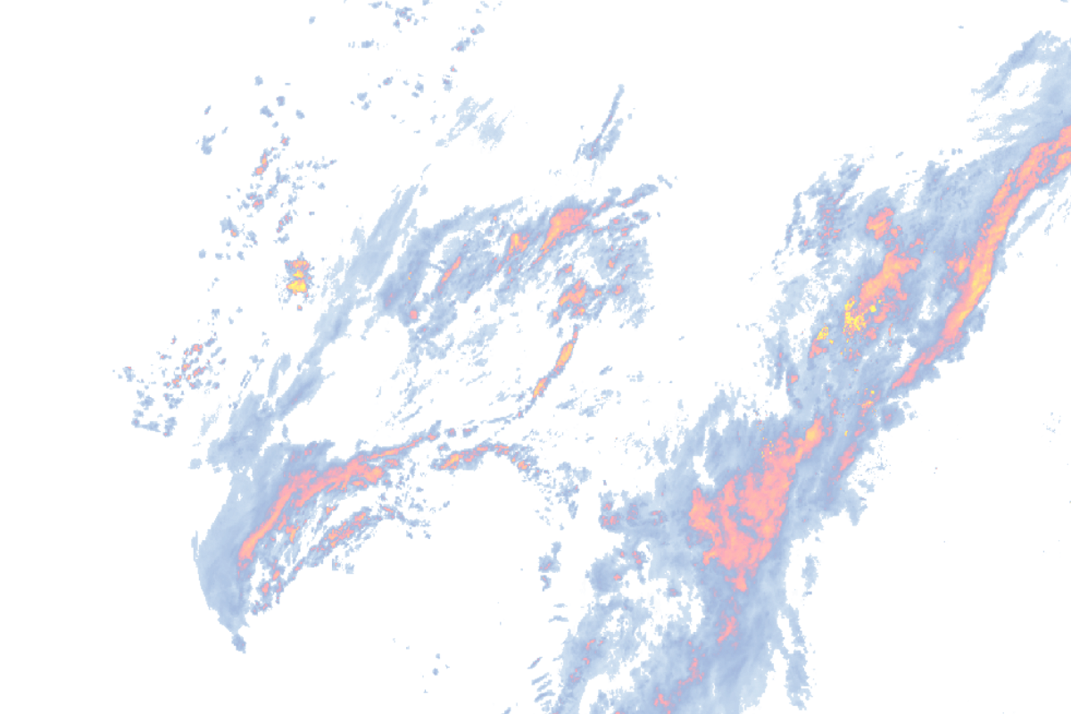 Echtzeit-Wetterradar live – Niederschlagsradar für Deutschland und Europa mit farbkodierter Regenintensität